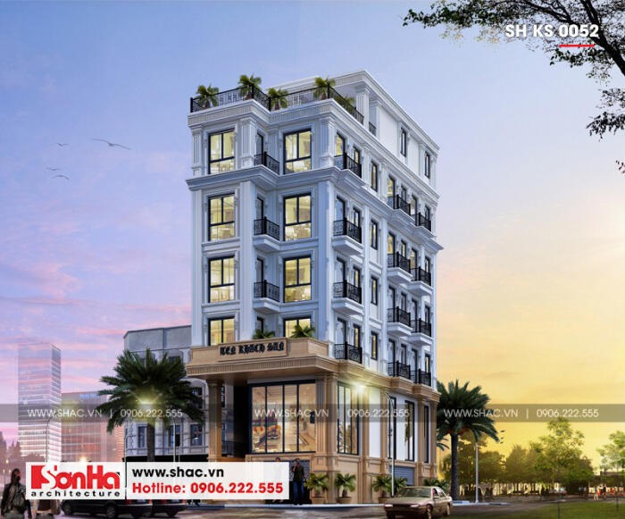 Mẫu thiết kế khách sạn 3 sao đẹp