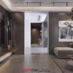 Thiết kế và thi công trọn gói biệt thự hiện đại 3 tầng Quảng Bình - SH BTD 0106 63