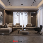 Thiết kế và thi công trọn gói biệt thự hiện đại 3 tầng Quảng Bình - SH BTD 0106 65