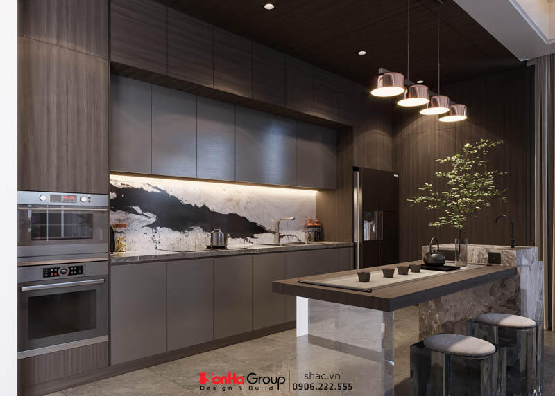 Thiết kế và thi công trọn gói biệt thự hiện đại 3 tầng Quảng Bình - SH BTD 0106 17