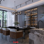 Thiết kế và thi công trọn gói biệt thự hiện đại 3 tầng Quảng Bình - SH BTD 0106 71