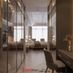 Thiết kế và thi công trọn gói biệt thự hiện đại 3 tầng Quảng Bình - SH BTD 0106 80