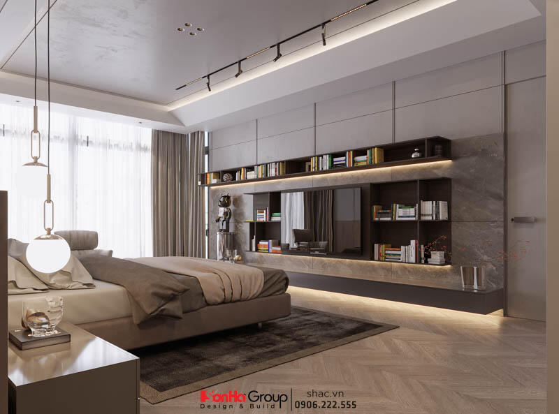 Thiết kế và thi công trọn gói biệt thự hiện đại 3 tầng Quảng Bình - SH BTD 0106 32