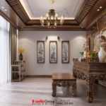 Thiết kế và thi công trọn gói biệt thự hiện đại 3 tầng Quảng Bình - SH BTD 0106 93