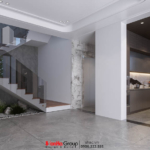 Thiết kế và thi công trọn gói biệt thự hiện đại 3 tầng Quảng Bình - SH BTD 0106 95