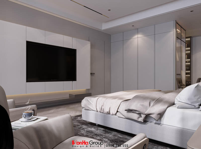 Thiết kế và thi công trọn gói biệt thự hiện đại 3 tầng Quảng Bình - SH BTD 0106 40