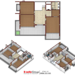 Thiết kế và thi công trọn gói biệt thự hiện đại 3 tầng Quảng Bình - SH BTD 0106 62