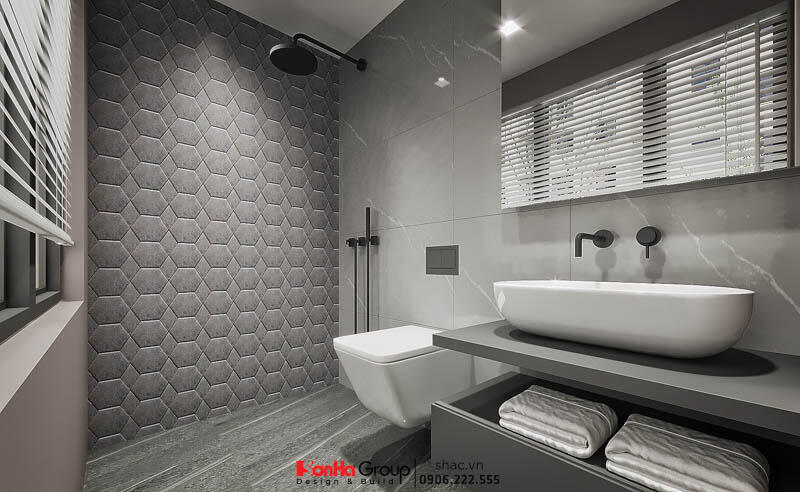 Thiết kế và thi công trọn gói biệt thự hiện đại 3 tầng Quảng Bình - SH BTD 0106 49