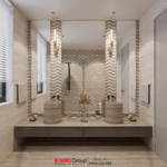 Thiết kế và thi công trọn gói biệt thự hiện đại 3 tầng Quảng Bình - SH BTD 0106 101