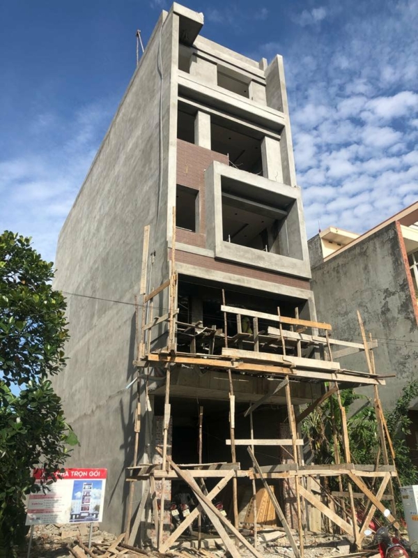 Thiết kế thi công trọn gói nhà phố 5 tầng hiện đại tại Hải Phòng - SH NOD 0239 75