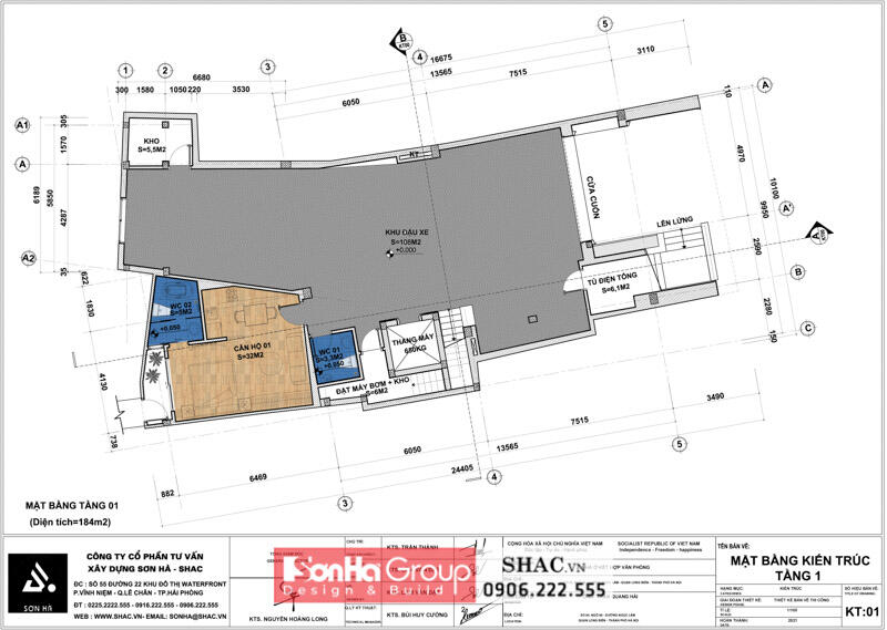 Thiết kế trọn gói kiến trúc và nội thất văn phòng 1300m2 tại Hà Nội - SH VP 0051 146 Thiết kế trọn gói kiến trúc và nội thất văn phòng 1300m2 tại Hà Nội - SH VP 0051 146