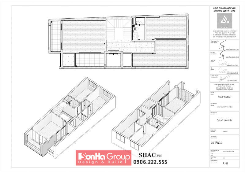 Thiết kế nhà phố 3 tầng mới mẻ, hiện đại và độc đáo tại Hải Phòng - SH NOD 0238 31