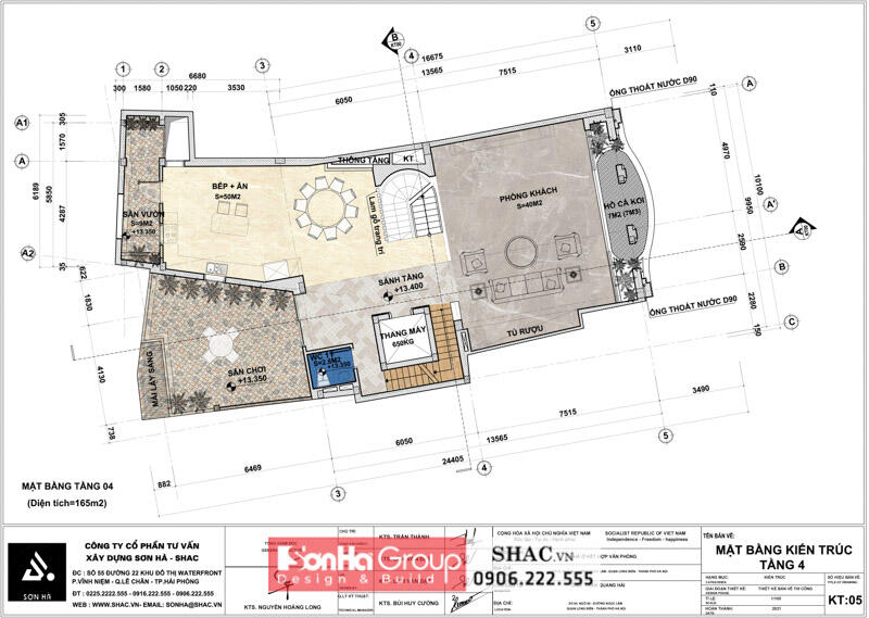 Thiết kế trọn gói kiến trúc và nội thất văn phòng 1300m2 tại Hà Nội - SH VP 0051 150 Thiết kế trọn gói kiến trúc và nội thất văn phòng 1300m2 tại Hà Nội - SH VP 0051 150