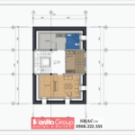 Thiết kế biệt thự tân cổ điển 3 tầng tại Hà Nội công năng tối ưu - SH BTP 0188 12