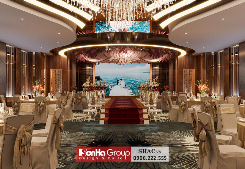 Thiết kế nội thất Trung tâm Tiệc cưới Lạc Hồng Palace tại Hải Phòng - SH BCK 0056 6