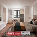 Thiết kế trọn gói kiến trúc và nội thất văn phòng 1300m2 tại Hà Nội - SH VP 0051 116