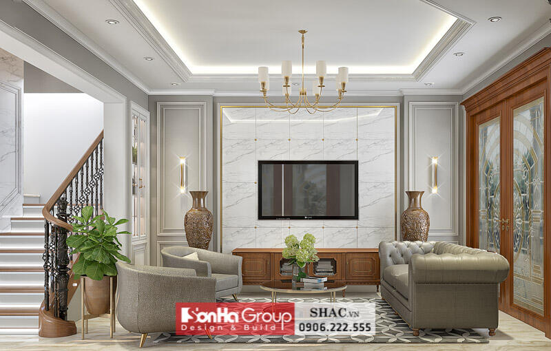 Thiết kế thi công trọn gói biệt thự 2 tầng 1 tum tại Hải Phòng - SH BTP 0189 35 Thiết kế thi công trọn gói biệt thự 2 tầng 1 tum tại Hải Phòng - SH BTP 0189 35