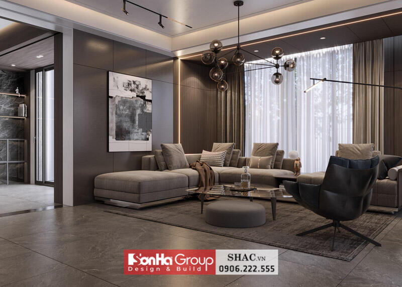 Thiết kế nội thất biệt thự hiện đại tại Quảng Bình khiến gia chủ không ngớt lời khen - SH BTD 0106 3