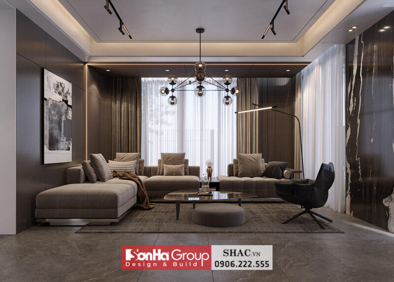 Thiết kế nội thất biệt thự hiện đại tại Quảng Bình khiến gia chủ không ngớt lời khen - SH BTD 0106 2