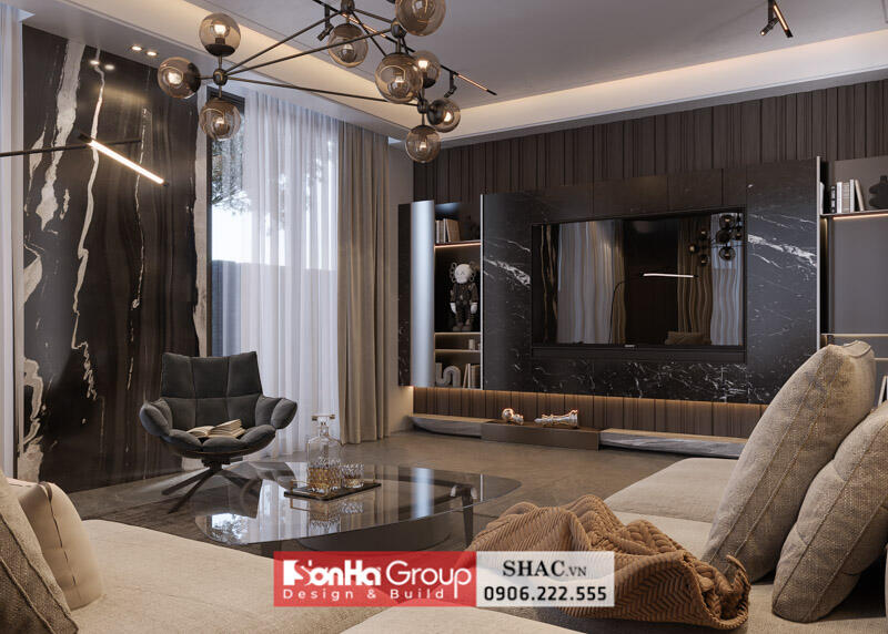 Thiết kế nội thất biệt thự hiện đại tại Quảng Bình khiến gia chủ không ngớt lời khen - SH BTD 0106 4