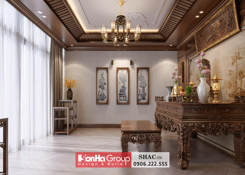 Thiết kế nội thất biệt thự hiện đại tại Quảng Bình khiến gia chủ không ngớt lời khen - SH BTD 0106 33