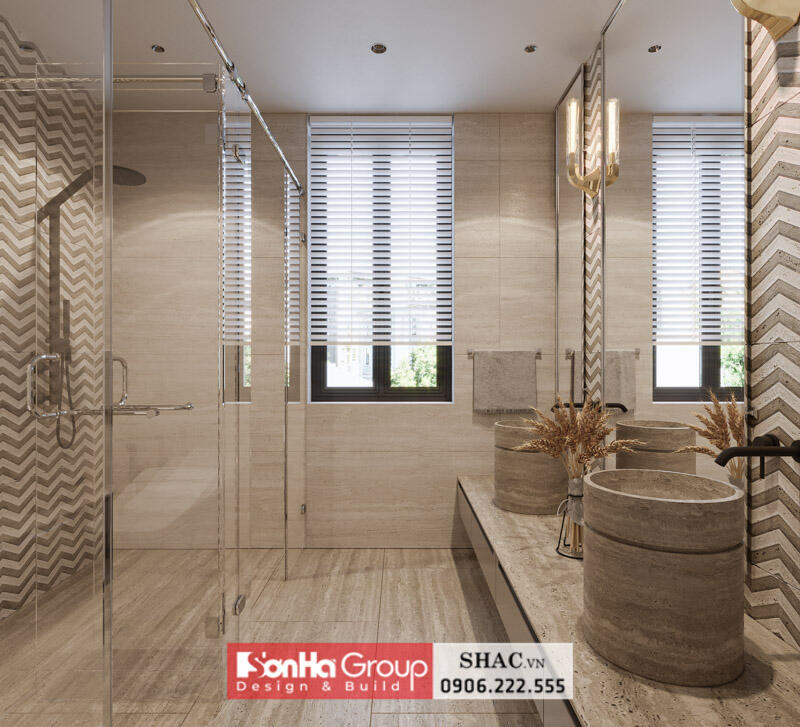 Thiết kế nội thất biệt thự hiện đại tại Quảng Bình khiến gia chủ không ngớt lời khen - SH BTD 0106 34