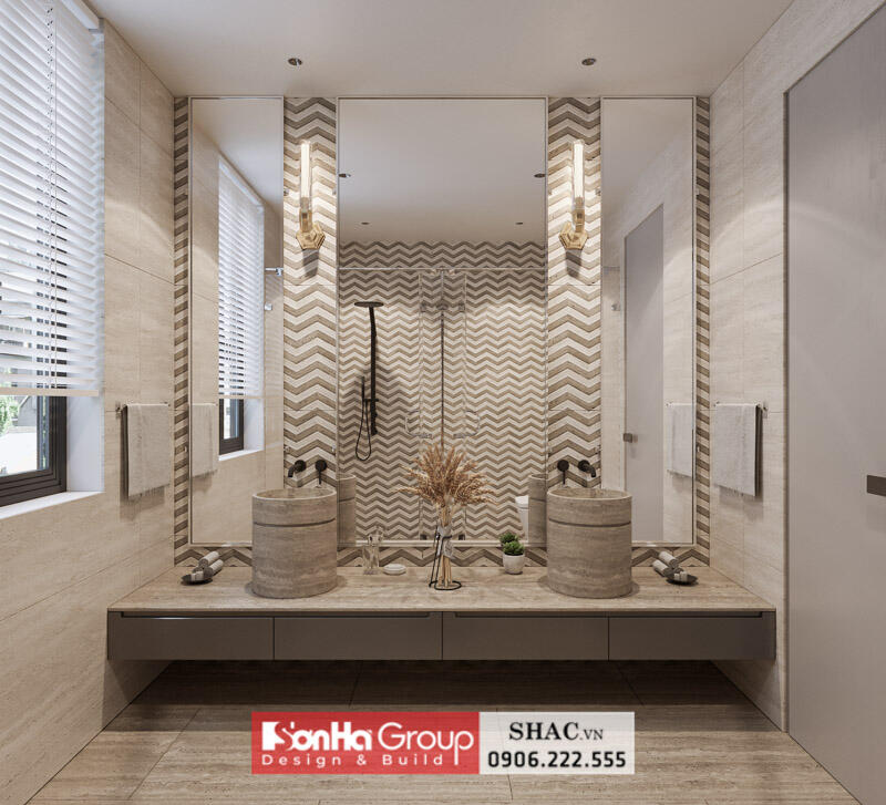 Thiết kế nội thất biệt thự hiện đại tại Quảng Bình khiến gia chủ không ngớt lời khen - SH BTD 0106 39