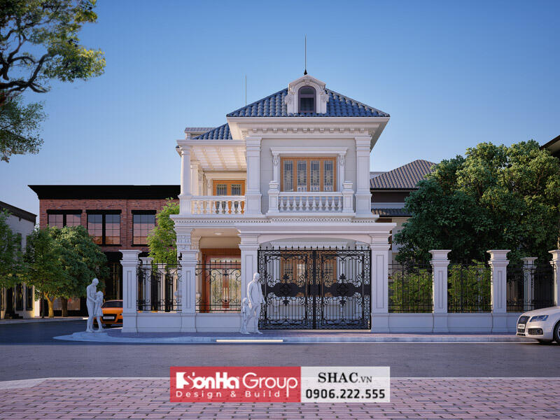 Thiết kế thi công trọn gói biệt thự 2 tầng 1 tum tại Hải Phòng - SH BTP 0189 33 Thiết kế thi công trọn gói biệt thự 2 tầng 1 tum tại Hải Phòng - SH BTP 0189 33