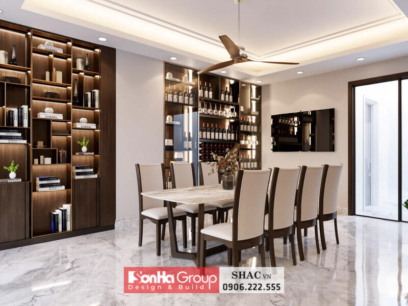 Thiết kế thi công trọn gói nhà phố 5 tầng hiện đại tại Hải Phòng - SH NOD 0239 95 Thiết kế thi công trọn gói nhà phố 5 tầng hiện đại tại Hải Phòng - SH NOD 0239 95