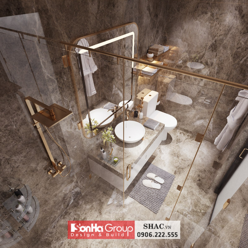 Thiết kế thi công trọn gói nhà phố 5 tầng hiện đại tại Hải Phòng - SH NOD 0239 32