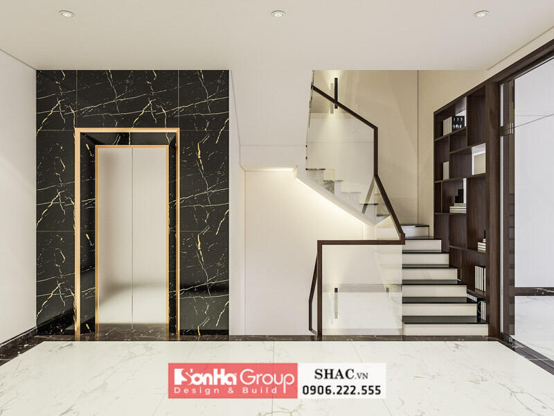 Thiết kế thi công trọn gói nhà phố 5 tầng hiện đại tại Hải Phòng - SH NOD 0239 35