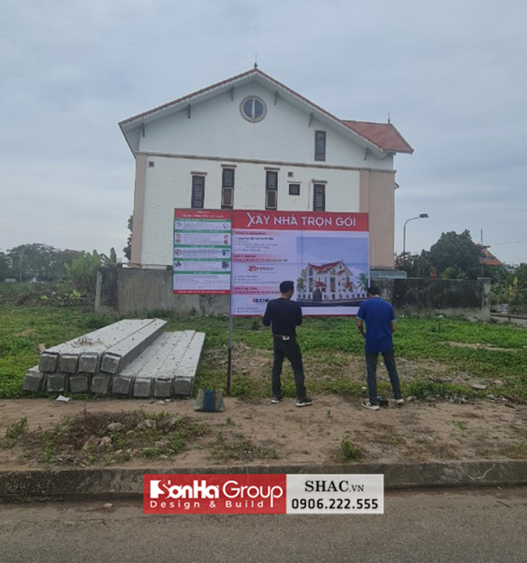 Thiết kế và xây trọn gói biệt thự tân cổ điển 3 tầng tại Hải Phòng - SH BTP 0190 32