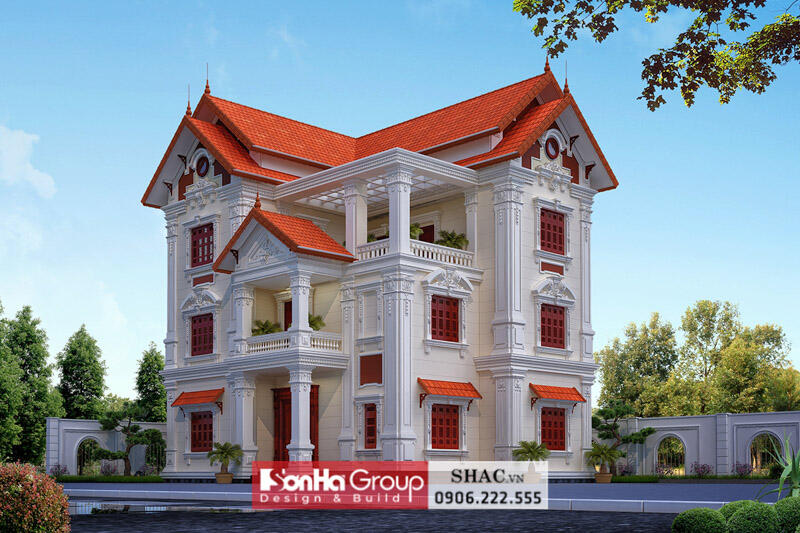 50 Mẫu Biệt Thự 3 Tầng Tân Cổ Điển Đẹp, Sang Trọng, Đẳng Cấp 1