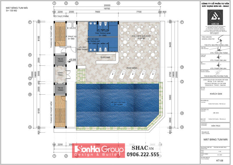 Mẫu Thiết Kế Khách Sạn Tân Cổ Điển Sang Trọng - Tinh Tế tại Gia Lai 11