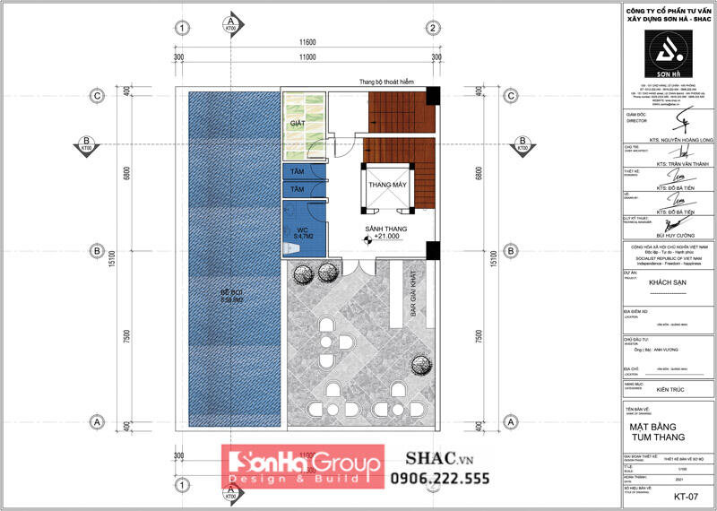 Thiết kế tòa nhà căn hộ cho thuê tân cổ điển tại Quảng Ninh - SH KS 0112 24