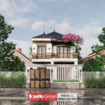 Mẫu biệt thự mái dốc 2 tầng hiện đại công năng khoa học 10