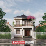 Mẫu biệt thự mái dốc 2 tầng hiện đại công năng khoa học 11