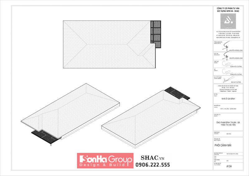 Mẫu biệt thự mái dốc 2 tầng hiện đại công năng khoa học 6