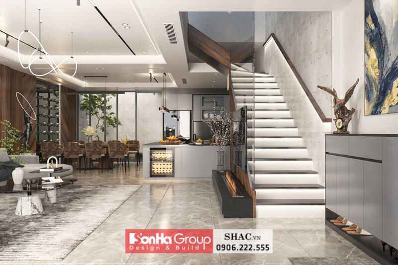 Kiến trúc và nội thất mãn nhãn của nhà phố hiện đại - Shac 14