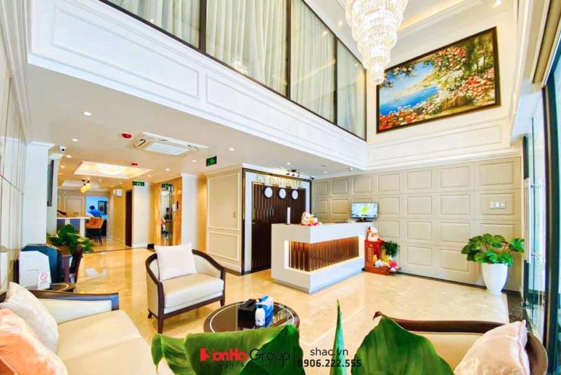 Tối ưu không gian sảnh chính trong thiết kế khách sạn 3 sao