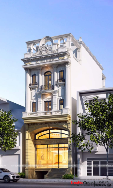 Khách Sạn 3 Sao Kỳ Vân - Giải Pháp Thiết Kế Khách Sạn Mini Chuẩn 3 Sao "Nhỏ Mà Có Võ" 1