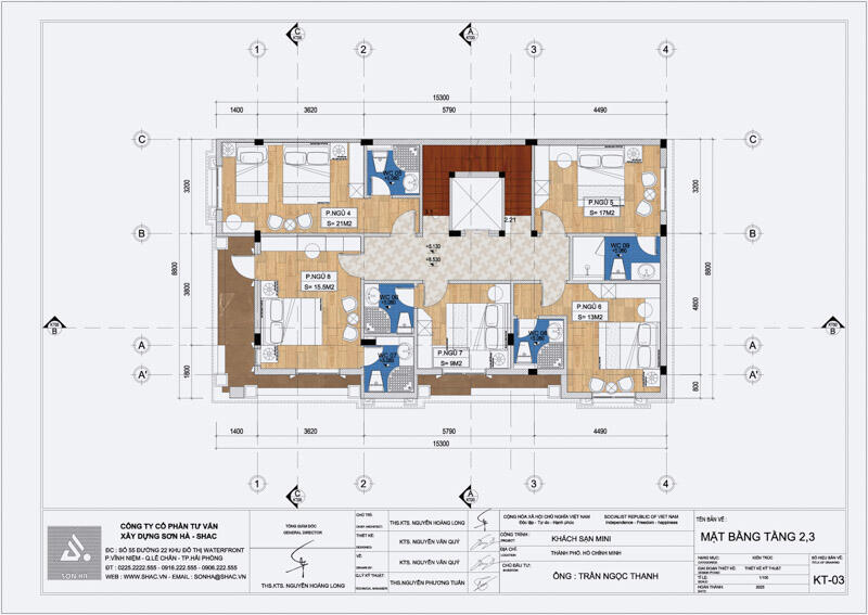 Mẫu khách sạn mini Tân cổ điển 4 tầng tại Sài Gòn – SH KS 112 28 Khách sạn nhỏ mà có võ