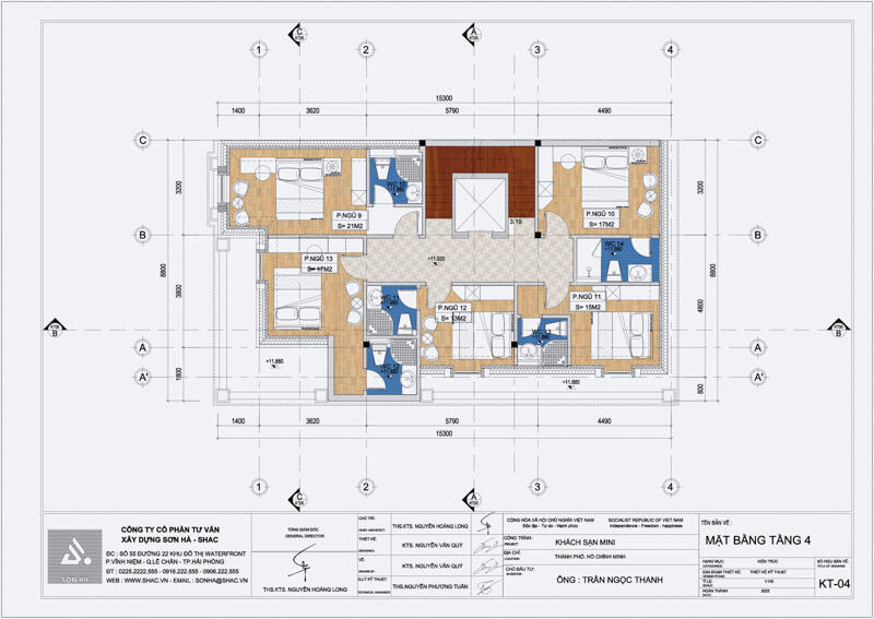 Mẫu khách sạn mini Tân cổ điển 4 tầng tại Sài Gòn – SH KS 112 29 Khách sạn nhỏ mà có võ