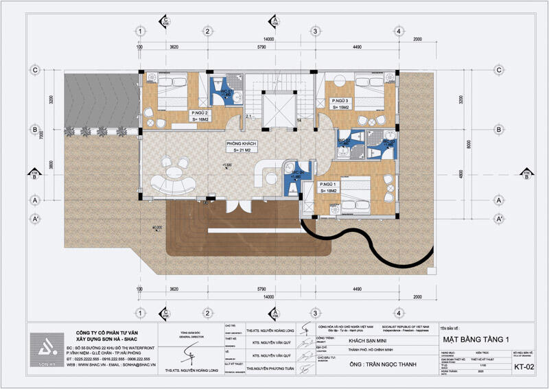 Mẫu khách sạn mini Tân cổ điển 4 tầng tại Sài Gòn – SH KS 112 27 Khách sạn nhỏ mà có võ