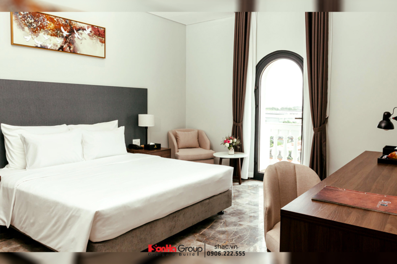 Các phòng ngủ được bố trí đầy đủ tiện nghi đáp ứng nhu cầu sử dụng của khách hàng