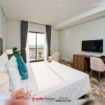 Các phòng ngủ được bố trí đầy đủ tiện nghi đáp ứng nhu cầu sử dụng của khách hàng