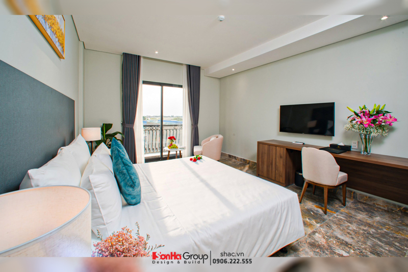 Các phòng ngủ được bố trí đầy đủ tiện nghi đáp ứng nhu cầu sử dụng của khách hàng