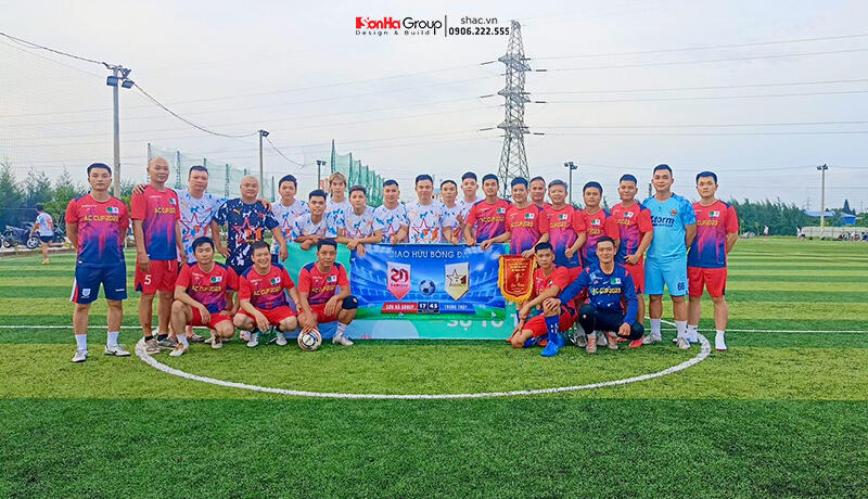 Giao hữu bóng đá giữa Sơn Hà Group và Trung Thuỷ Group