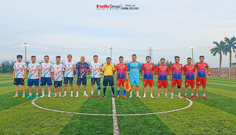 Sơn Hà Group giao hữu bóng đá với Trung Thuỷ Group 1