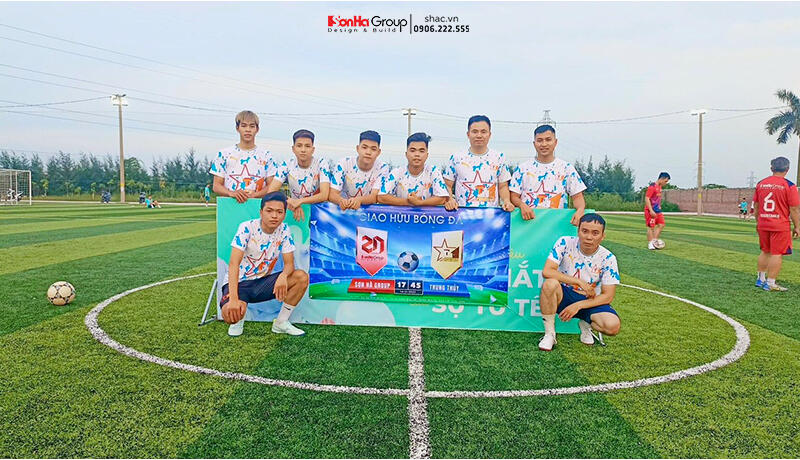 Sơn Hà Group giao hữu bóng đá với Trung Thuỷ Group 2